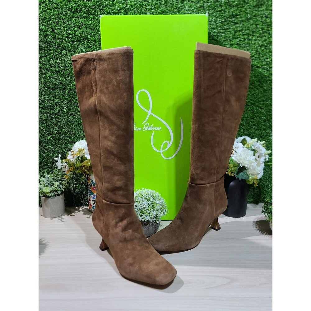 Sam Edelman Leigh Knee High Boots - Toasted Coconut US 7.5 New